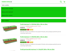 Tablet Screenshot of moderni-matrace.cz
